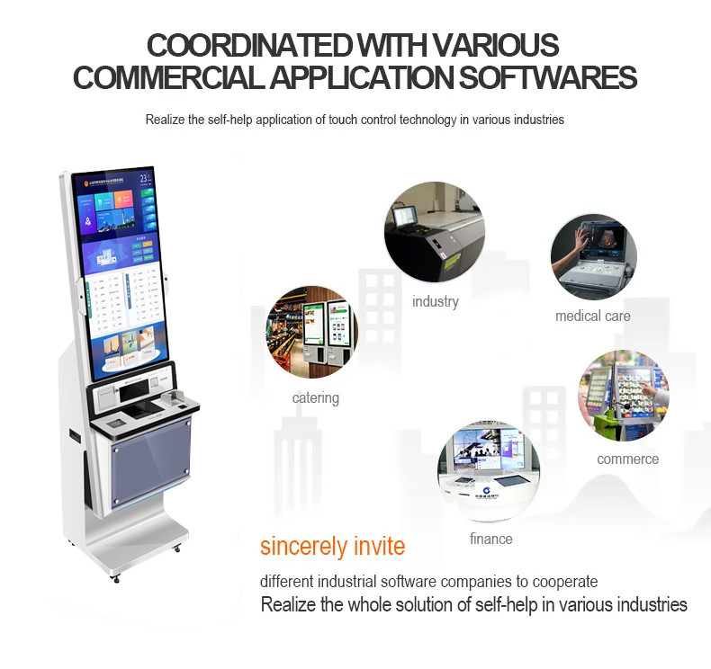 Latest company case about Brightness Touch Screen Self Service Print Terminal Kiosk